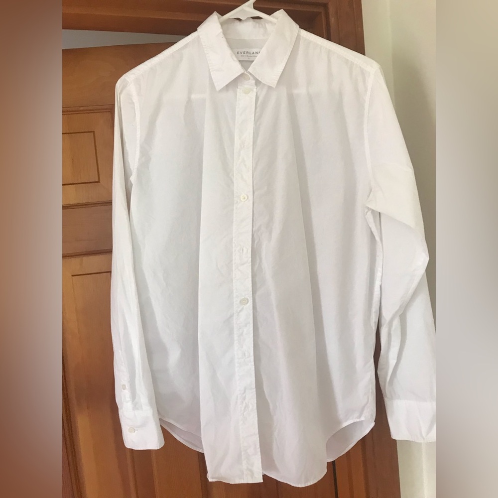 Everlane button down shirt White Size 8